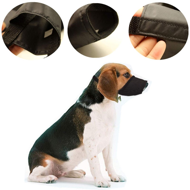 JYHY Dog Muzzles Suit - 7PCS Dog Muzzles Adjustable Quick Fit pet Muzzle Prevent from Biting Barking and Chewing for Small Medium Large Dogs,Pink - Image 4
